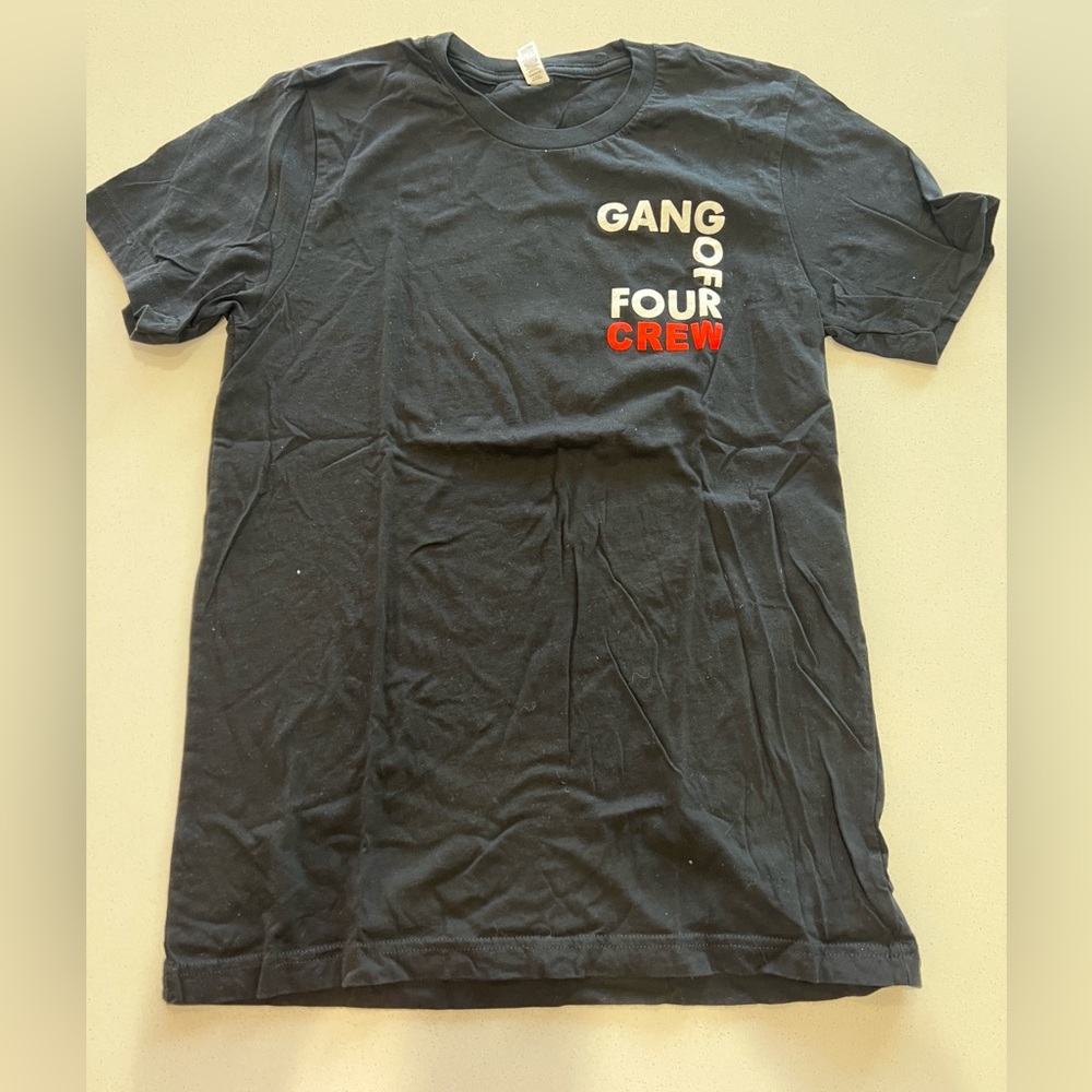 Gang of four punk band crew shirt